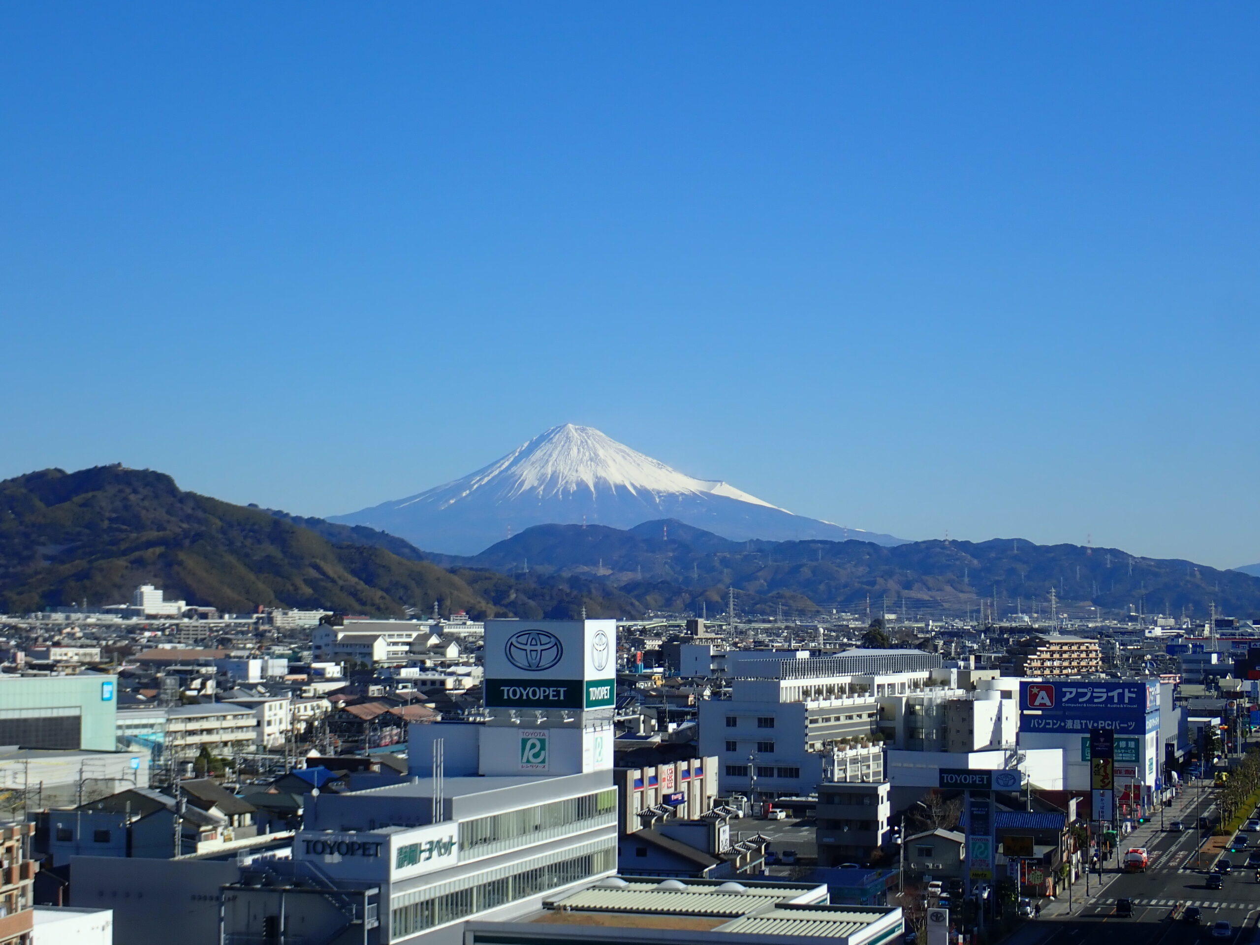 東静岡からの富士山